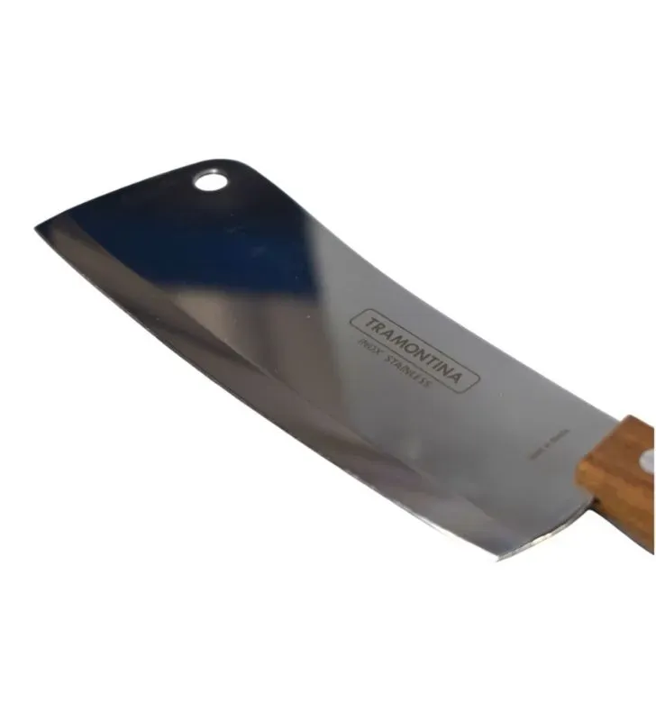 Hachuela de Cocina 6" Tramontina 22233/006 – Acero Inoxidable y Mango de Madera