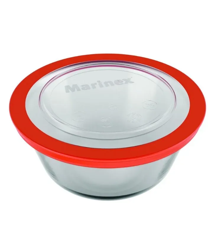 Recipiente de Almacenamiento Marinex 6726C – Vidrio Templado con Tapa Hermética
