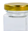 Frasco Hexagonal BH CR1C40 – 45 ml con Tapa Dorada