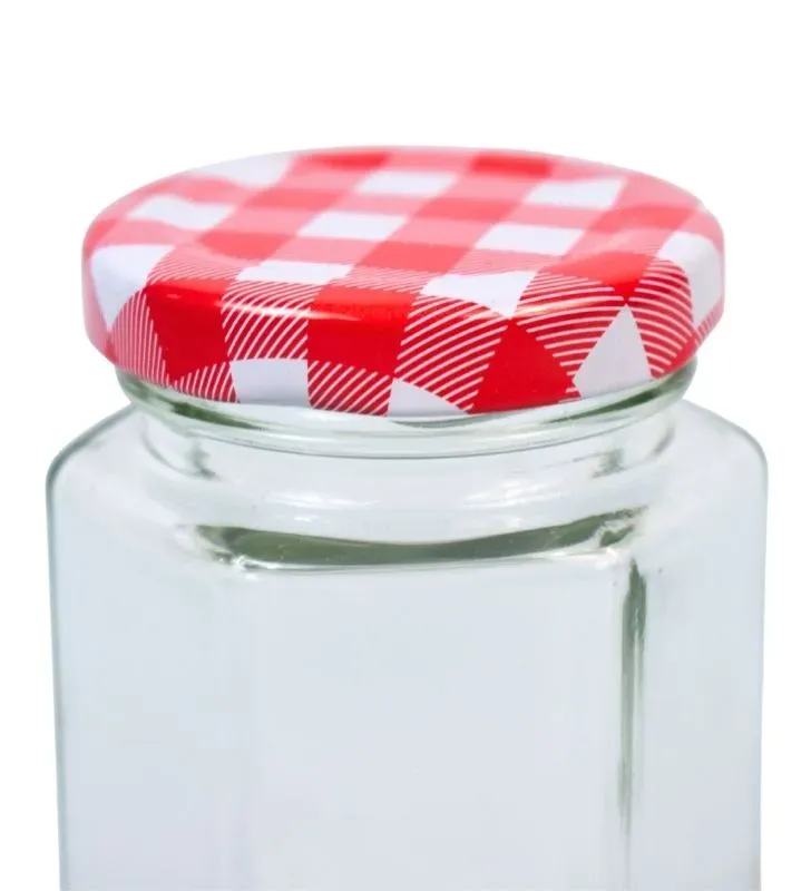 Frasco de vidrio BH Cristalería CR4C12 – 100 ml con tapa roja