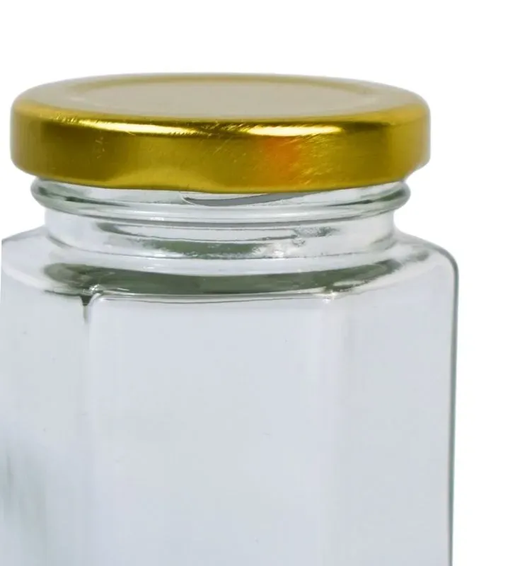 Frasco de vidrio BH Cristalería CRC40 – 100 ml con tapa dorada