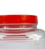 Frasco Cuadrado BH ES005-6 – Vidrio 6 L / Tapa Roja
