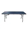 Mesa Plegable 1.8 m Negra – BH Cristalería y Regalos (HG40C1)