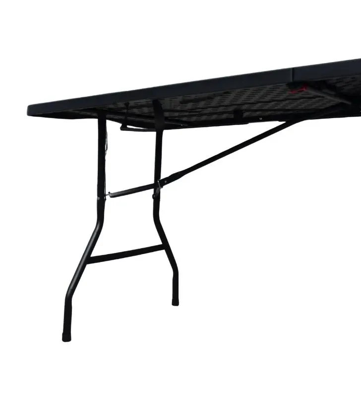 Mesa Plegable 1.8 m Negra – BH Cristalería y Regalos (HG40C1)