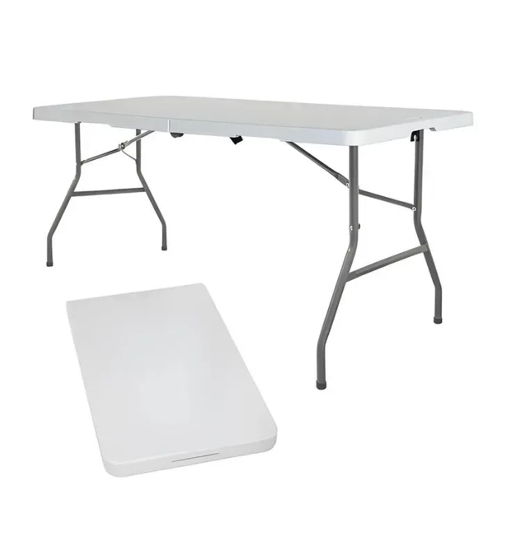 Mesa Plegable 2.4 m Blanca – BH Cristalería y Regalos (HG84C6)