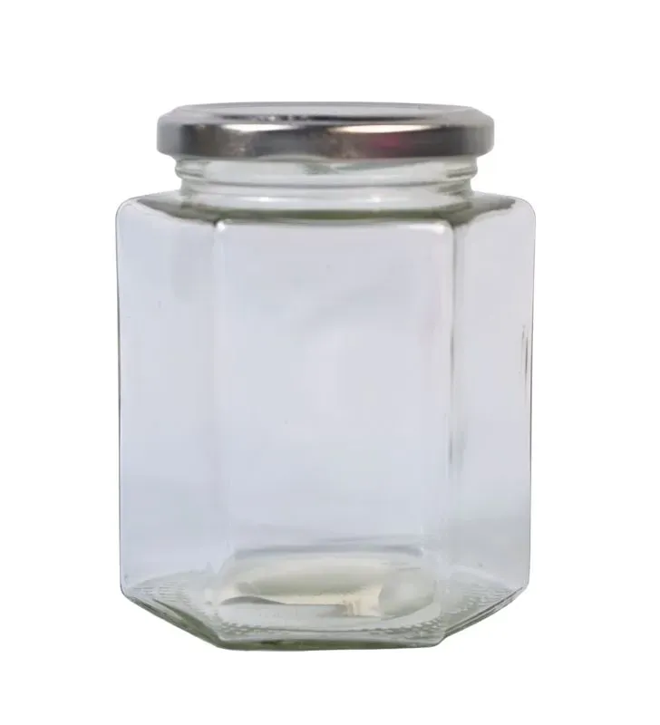 Frasco de Vidrio 500 ml con Tapa Plateada – BH Cristalería y Regalos