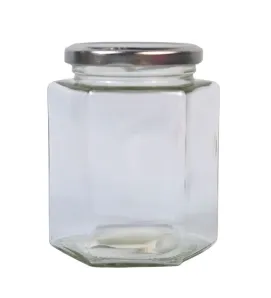 Frasco de Vidrio 500 ml con Tapa Plateada – BH Cristalería y Regalos