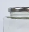 Frasco de Vidrio 500 ml con Tapa Plateada – BH Cristalería y Regalos