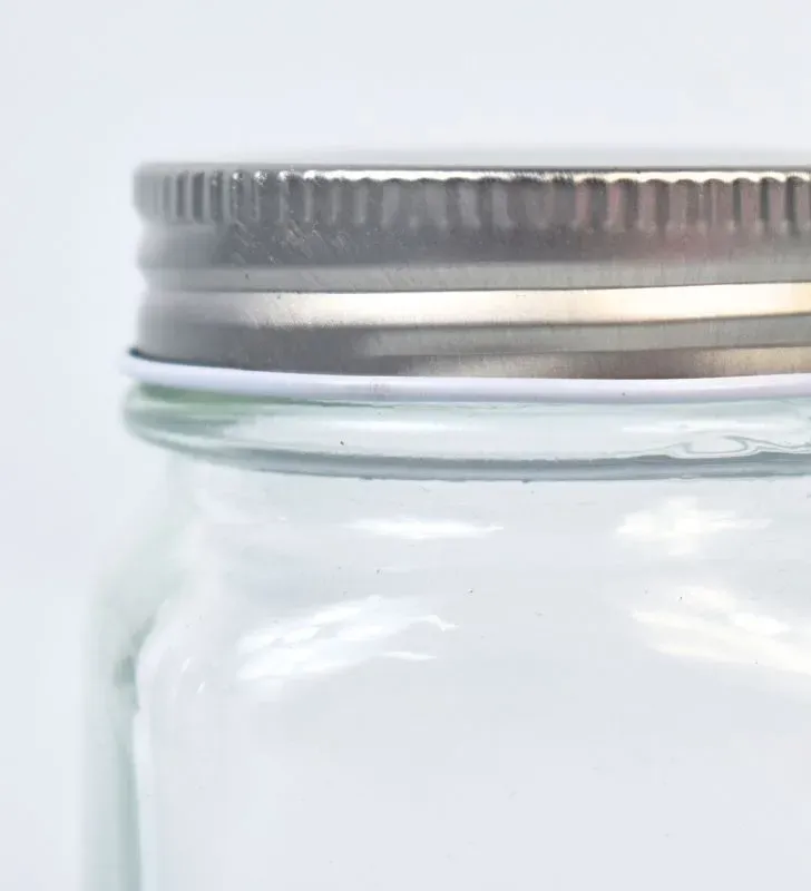 Frasco de Vidrio 150 ml con Tapa Plateada – BH Cristalería y Regalos