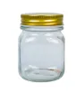 Frasco de Vidrio 150 ml con Tapa Dorada – BH Cristalería y Regalos