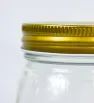 Frasco de Vidrio 300 ml con Tapa Dorada – BH Cristalería y Regalos