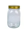 Frasco de Vidrio 500 ml con Tapa Dorada – BH Cristalería y Regalos
