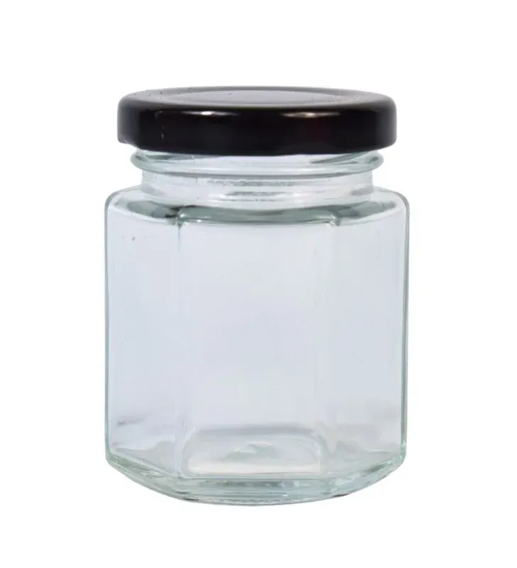 Frasco de Vidrio 85 ml con Tapa Negra Trans – BH Cristalería y Regalos