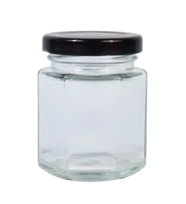 Frasco de Vidrio 85 ml con Tapa Negra Trans – BH Cristalería y Regalos