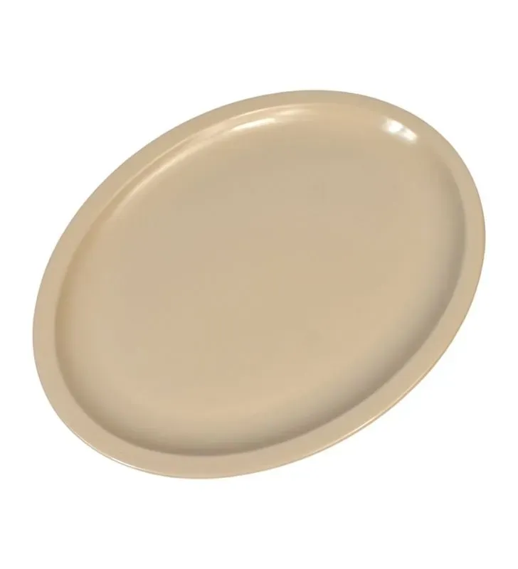 Plato Ovalado Tavola 13.5″ Beige – Melamina Modelo 80722
