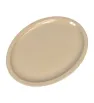 Plato Ovalado Tavola 13.5″ Beige – Melamina Modelo 80722