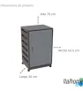 Mueble organizador ARNO3 Italhome – 2 repisas