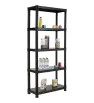 Rack Pesado 5 Niveles Italhome – Estante Negro Multiuso