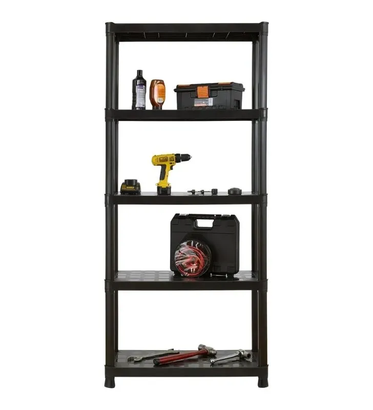 Rack Pesado 5 Niveles Italhome – Estante Negro Multiuso