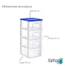 Cajonera Italhome FOX4 – 4 cajones plásticos