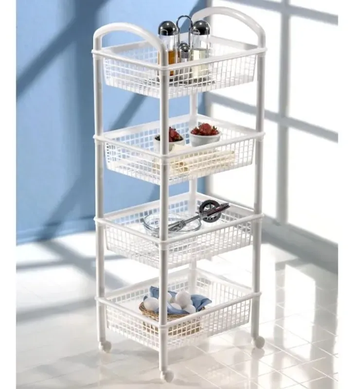 Carrito BLOB 4 con 4 cestas de Italhome – Organizador con ruedas