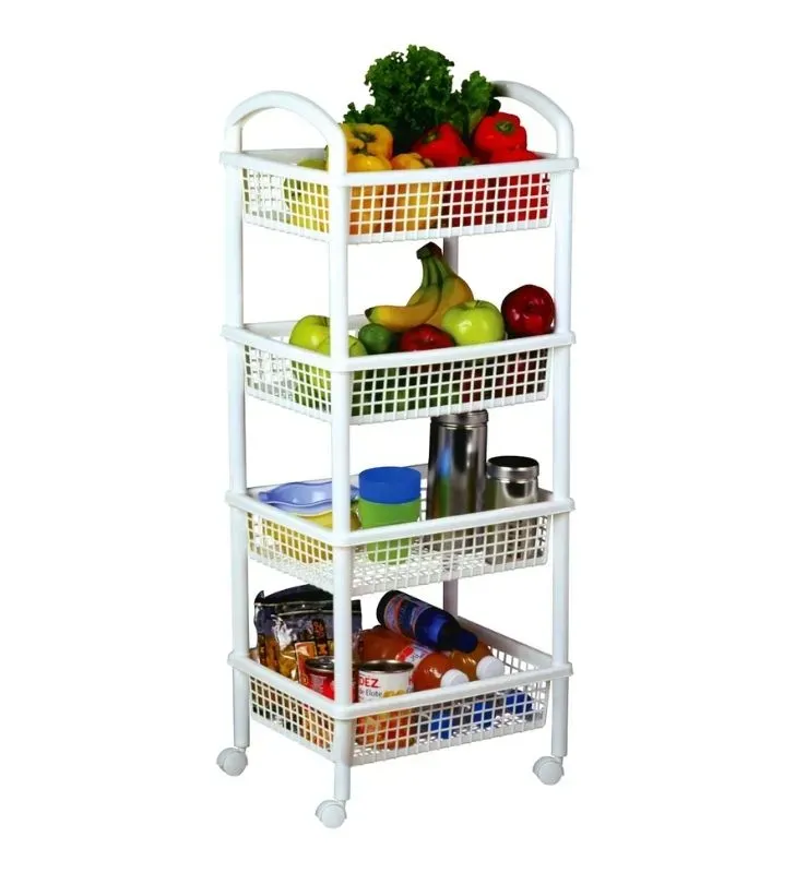 Carrito BLOB 4 con 4 cestas de Italhome – Organizador con ruedas