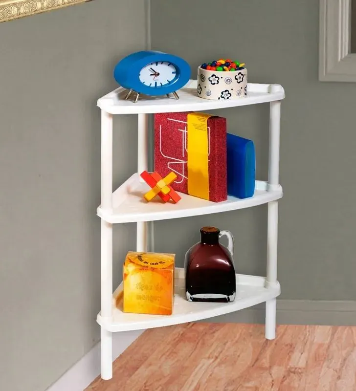 Estante Triangular Corner3 Italhome – Organizador de 3 niveles