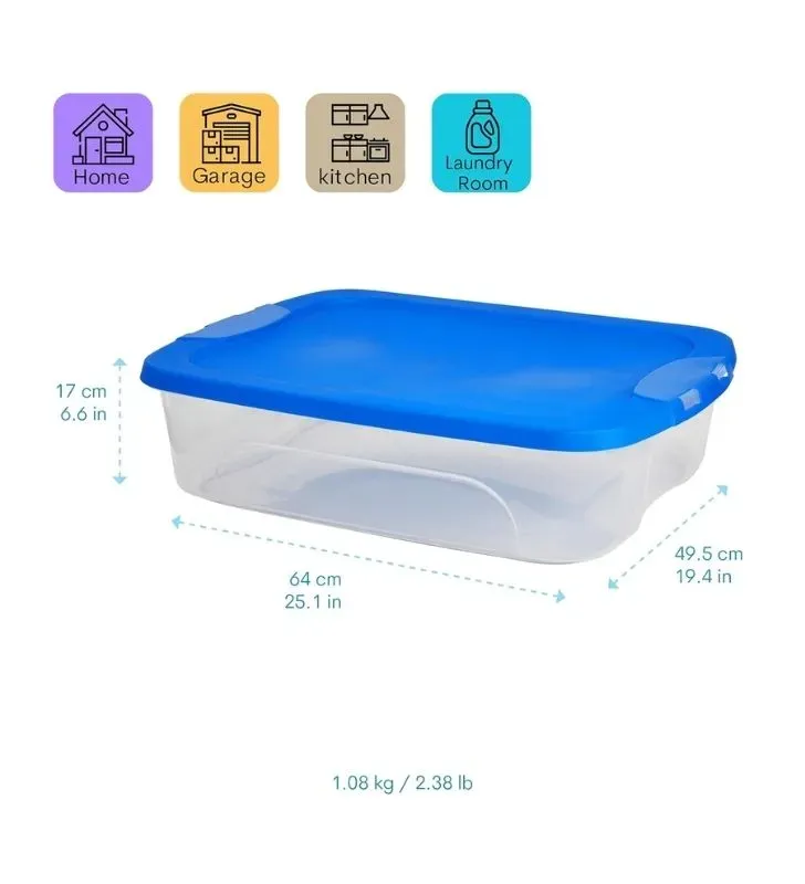 Caja Bajo Cama Italhome 8118 con Tapa – Almacenaje discreto