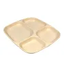 Plato Cuadrado Tavola TAV9811 – 4 Divisiones Beige