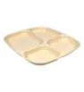 Plato Cuadrado Tavola TAV9811 – 4 Divisiones Beige