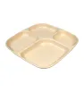 Plato Cuadrado Tavola TAV9811 – 4 Divisiones Beige