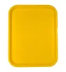 Charola Amarilla de Plástico 35 x 45 cm Tavola 79469 – Duradera y Apilable
