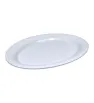 Plato Ovalado 12" Melamina Blanca Tavola 80750 – Resistente y Elegante