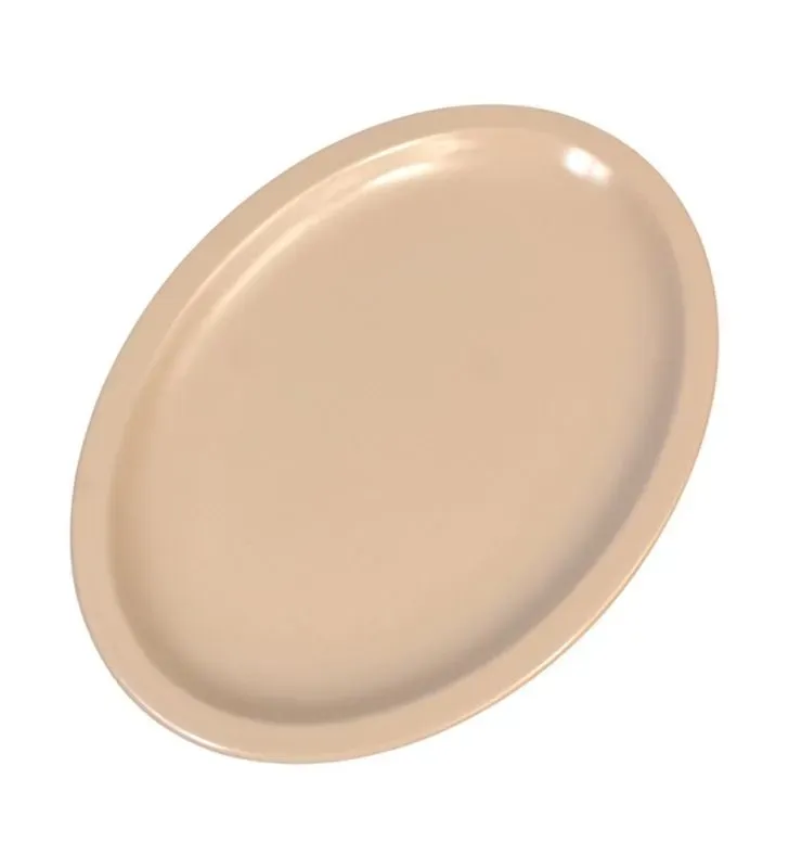 Plato Ovalado Tavola 11.5" Beige – Melamina 29×20 cm Modelo 80723