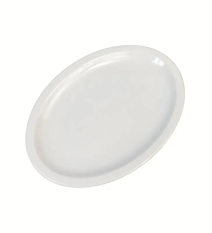 Plato ovalado Tavola 84424 – 11.5″ melamina blanca