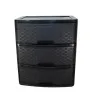 Cajonera Rattan Grande 3 Niveles – Plastymet | Organización eficiente y elegante