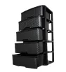 Cajonera Rattan Jumbo 4 Niveles – Plastymet | Organización eficiente y elegante