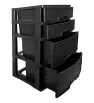 Cajonera Rattan Mixta 4 Niveles – Plastymet | Organización eficiente y elegante