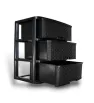 Cajonera Rattan Jumbo 3 Niveles – Plastymet | Organización eficiente y elegante