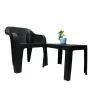 Sillón XL Rattan Negro PlastyMet – Confort y Estilo