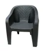 Sillón XL Rattan Negro PlastyMet – Confort y Estilo