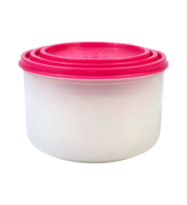 Juego Herméticos Redondos 4 Piezas Europlast – Conserva Alimentos