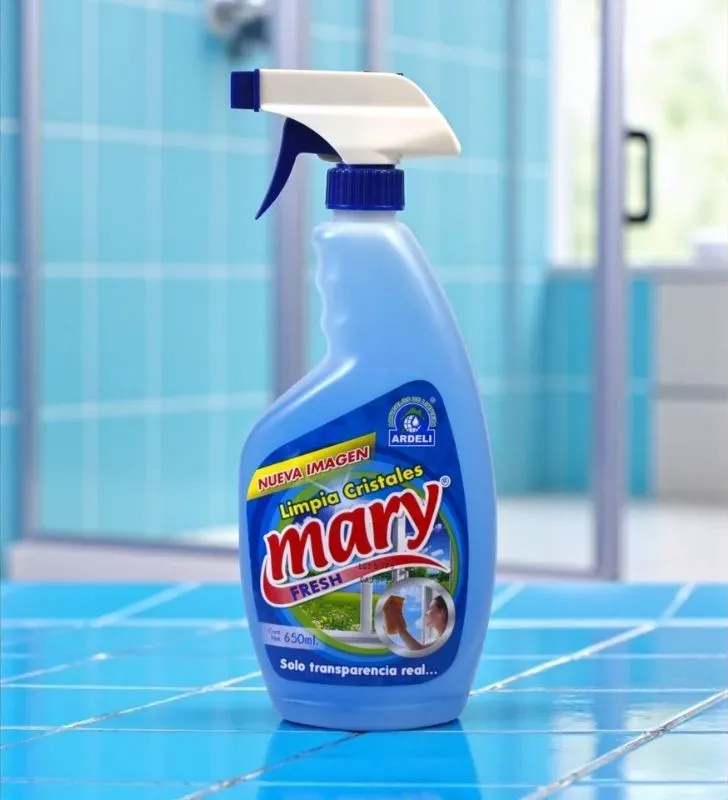 Limpia vidrios y cristales Ardeli Mary Fresh 1 L – Vidrios brillantes sin marcas