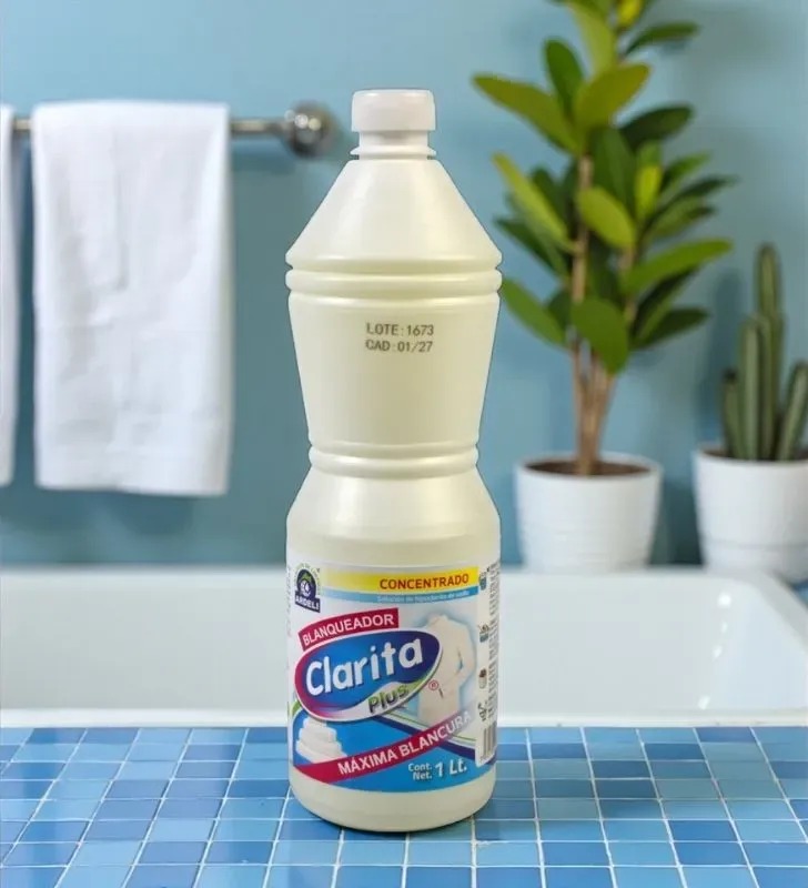 Blanqueador Clarita Plus Ardeli 1 L – Limpieza Blanca y Desinfección