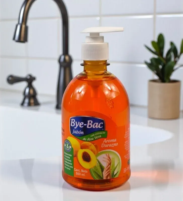 Bye-Bac Ardeli Jabón de Manos 500 ml – Fragancia Durazno