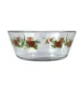Tazón Crisa 5863 Arcos Rosas Rojas – 840 ml elegante de vidrio