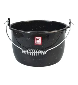 Olla Convexa No. 22 C/T Negro Moteado – Prodesa