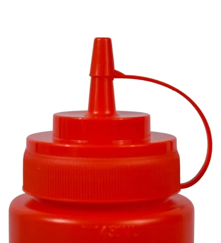 Botella Dispensadora 16 oz Plástico Rojo | Travessa