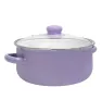 Set de 5 Ollas de Peltre Pastel – Colores Suaves | Travessa