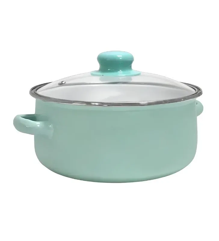Set de 5 Ollas de Peltre Pastel – Colores Suaves | Travessa